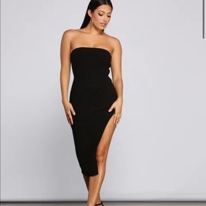 Strapless Midi Dress (Windsor)